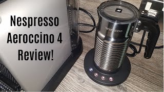 Nespresso Aeroccino 4 Milk Frother Review  Worth upgrading from the Aeroccino 3 [upl. by Armitage13]