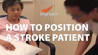 How To Position A Stroke Patient [upl. by Marek]