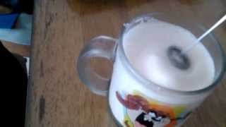 Aerolatte Review Frothing Cold Milk In Under 1 Minute [upl. by Killian]